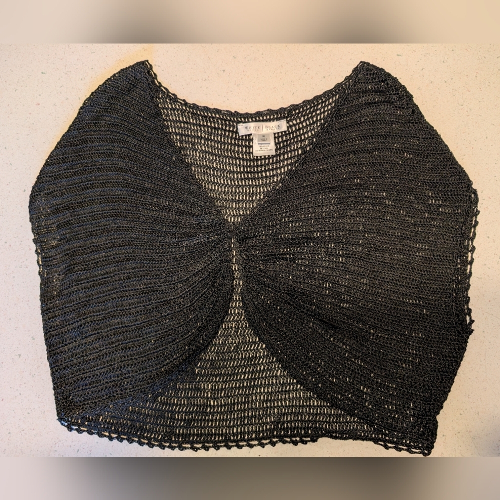 White House Black Market Black Knit Shrug